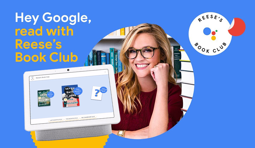 Google Assistant และ Reese Witherspoon ร่วมพัฒนาประสบการณ์ใหม่ในการอ่านหนังสือ